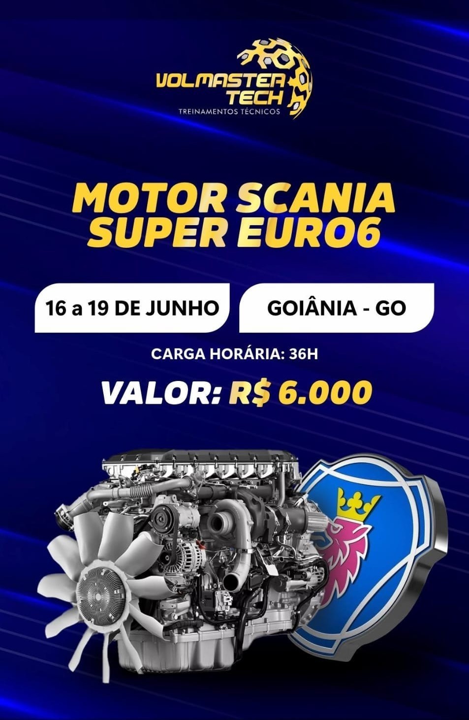 Motor Scania Super EURO 6